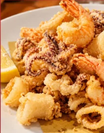 Frittura di calamari e gamberi